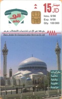 Jordan - JO-ALO-0028, General View Of Amman, King Abdullah Mosque, 9/98, Used - Giordania