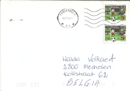 Pabianice 2001 > Mechelen B - Storia Postale