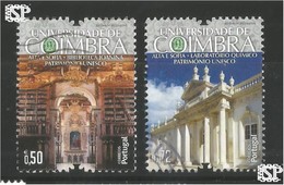 Portugal 2014 UNESCO Universidade De Coimbra Alta E Sofia Biblioteca Joanina Laboratório Quimica Bibliothek Labor - Used Stamps