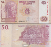 Kongo (Kinshasa) Pick-Nr: 97A Bankfrisch 2013 50 Francs - Demokratische Republik Kongo & Zaire