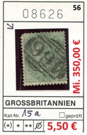 Grossbritannien - Great Britain - Grand Bretagne - Michel 15a - Beschädigt / Abimée / Damaged - Oo Oblit. Used Gebruikt - Used Stamps