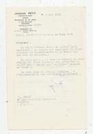 Lettre Commerciale ,  JACQUES PETIT ,  Avoué ,  Pontoise ,  1957,  ,frais Fr 1.55e - 1950 - ...