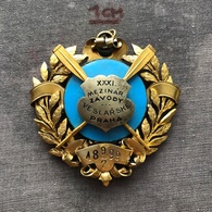 Badge Pin ZN007923 - Rowing / Kayak / Canoe Czechoslovakia Prague XXXI International Race 1897-07-09 - Canottaggio