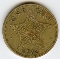 Bahamas 1 Cent 1968 Rare KM 2 - Bahamas