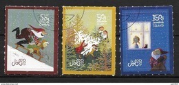 Islande 2017 N°1471/1473 Oblitérés  Noël - Gebraucht