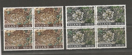1967 Mi: 413-414 ; (O) Used;  Eggs. 2 Blocks Of 4.      (is039) - Used Stamps