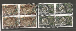 1967 Mi: 413-414 ; (O) Used;  Eggs. 2 Blocks Of 4.      (is039) - Usati