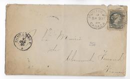 CANADA - 1885 - ENVELOPPE De MONTREAL (QUEBEC) => CLERMONT-FERRAND - Cartas