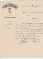 Belgique Facture Lettre Illustrée 20/9/1913 LA ROYALE  SA Des Moulins à Vapeur CHÂTELINEAU - 1900 – 1949