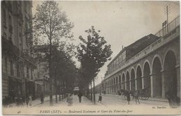 CPA - Gare Du Point Du Jour - Métro Aérien  - PARIS XVIème - Paris (16)