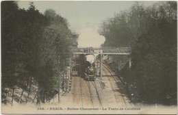 CPA 568 - Buttes Chaumont Chemin De Fer Train De Ceinture  - PARIS XIXème - District 19