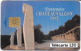 TÉLÉCARTE PHONECARD F 559 CHATEAUVALLON 1995 - 120 Units