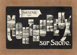 CPA - MONTHUREUX-sur-SAÔNE (88) - Carte Multi-vues Du Début Du Siècle - Souvenir De ... - Monthureux Sur Saone