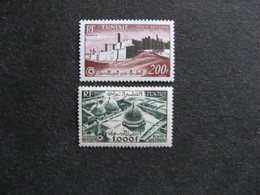 TUNISIE : TB Paire PA N°18 Et PA N°19, Neufs X. - Airmail