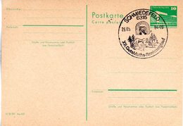 DDR Amtliche Ganzsache WSt. "Palast Der Republik 10Pf. Smaragdgrün" P84, SSt 26.5.84 SCHMIEDEFELD - Postcards - Used
