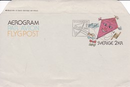 SCHWEDEN LUFTPOST FDC 16.06.1980 - Usati