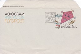 SCHWEDEN LUFTPOST FDC 16.06.1980 - Usados