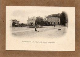 CPA - MONTHUREUX-sur-SAÔNE (88) - Aspect De La Fontaine De La Place De La République En 1900 - Monthureux Sur Saone