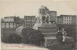 CPA 843 TOUT PARIS - Square Du Père Lachaise (XXème Arrt.) Collection FLEURY - Arrondissement: 20