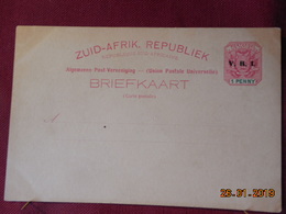 Entier Postal De La Republique Sud-Africaine - Nueva República (1886-1887)