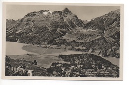 ST. MORITZ Blick Vom Hahnensee Gegen Silvaplana U. Die Julierstrasse Gel. 1941 V. Bevers N. Lenzerheide - Bever