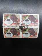 W)2001 BRASIL B4,CANCELLATION LUXURY CAFE MNH - Ungebraucht