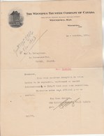 Canada Facture Lettre Illustrée 8/10/1923 The Winnipeg Trustee Company Of Canada - WINNIPEG - Kanada