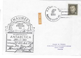 MC MURDO    Pole Sud    MAUMEE Opération Deep Freezer 80 17 JANVIER 1980 - Used Stamps