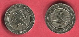 1863  TTB 4 - 5 Centimes