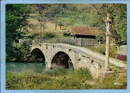 Venarey-Les-Laumes (21) Les Laumes Le Pont Des Romains 2 Scans Calvaire - Venarey Les Laumes