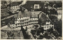 SIMMERN, Hunsrück, Evang. Krankenhaus, Luftbild (1934) AK - Simmern