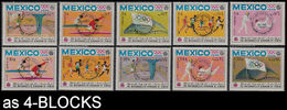 YEMEN KINGDOM (North) 1968 Olympics Mexico OVPT:winners 4-BLOCKS:10 - Summer 1968: Mexico City