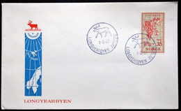 Norway 1967 Cover  Longyearbyen New Postmark (With Reindeer 1-8-1967 ( Lot 6640 ) - Storia Postale