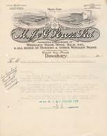 Etats Unis Facture Lettre Illustrée 26/3/1934 J G STROSS Woolen Rags, Wool Hair Etc DEWSBURY  - Laine Velours - Etats-Unis