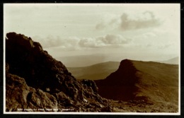 Ref 1263 - Judges Real Photo Postcard - Dolgelley From Cader Idris - Caernarvonshire Wales - Caernarvonshire