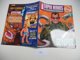 MARVEL SUPER HEROES  COLLECTION OFFICIEL AVEC POSTER AU CENTRE  N°3 DOCTEUR OCTOPUS  TBE C4 - Strange