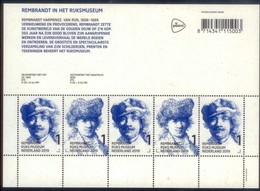 Nederland  2019  Rembrandt   Rembrandtjaar 350jr Sinds Overlijden Rembrandt Paintings Sheetlet    Postsfris/neuf/mnh - Unused Stamps