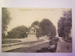 VIERZON-FORGES  (Cher)  :  Vue Sur Le Canal Du Berry  -  Le CHALET   1907   XXX - Vierzon