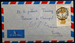 Delcampe - IRAN , SOBRE CIRCULADO POR CORREO AÉREO ENTRE TEHERAN Y GINEBRA - Iran