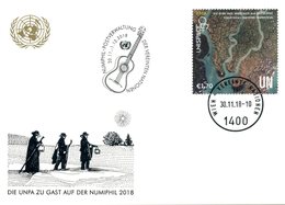 ONU Vienne 2018  - White Card NUMIPHIL 30.11.2018-01.12.2018 - Cartes-maximum