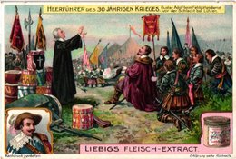 0996 - Liebig 6 Cards  C1910 German Edit. Generals Of The 30 Years War-Heerführer Krieges- - Liebig