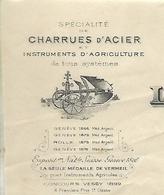 Facture 1907  / Suisse  GENEVE MEINIER  / SOUDAN & Fils / Forge Et Charronnage - Svizzera