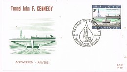 31330. Carta F.D.C. BRUXELLES (Belgien) 1969. Petroleum, Petroleo. Tunel John F. KENNEDY Anvers - 1961-1970