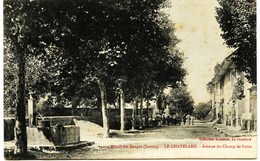 5677 -  Savoie - LE  CHATELARD : Avenue Du Champ De Foire ( Massif Des Bauges ) 1907  Aymonier Rouge - Le Chatelard