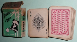 Rare Petit Jeu De 52 Cartes En Boite, PANDA & BALL, As De Pique - Andere & Zonder Classificatie