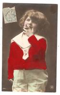 CPA Oranotypie - Enfant Fumeur De Cigare - Pull Rouge ( Neue Photographische Gesellschaft A.G Steglitz - 1906 ) - Sonstige & Ohne Zuordnung