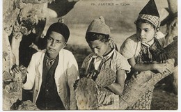 5703 - Algérie -  TYPES D' ENFANTS  -  Circulée Sous Enveloppe - Kinderen