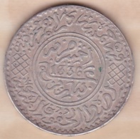 Maroc. 5 Dirhams (1/2 Rial) AH 1336 Paris. Yussef I. ARGENT - Marokko
