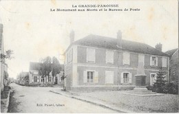 LA GRANDE PAROISSE (77) Monument Aux Morts Bureau De Poste - Autres & Non Classés