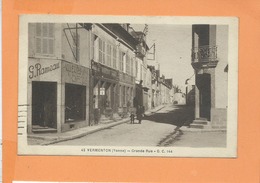Delcampe - Carte Postale - VERMENTON - Grande Rue - G RAMEAU Magasi - Vermenton